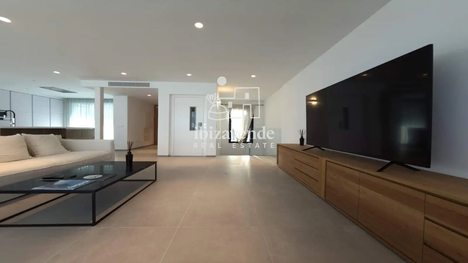 Sala d'estar de Casa o xalet en venda en Santa Eulària des Riu amb Aire condicionat, Calefacció i Piscina