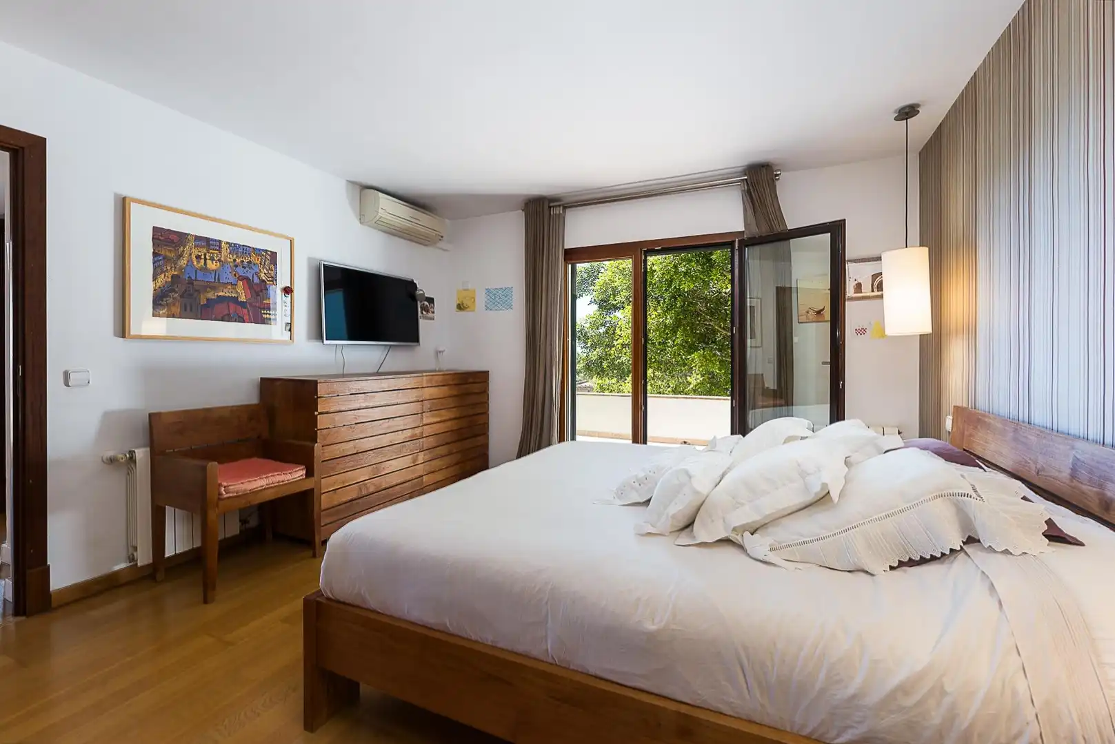 Dormitori de Casa o xalet en venda en  Palma de Mallorca amb Aire condicionat, Jardí privat i Terrassa