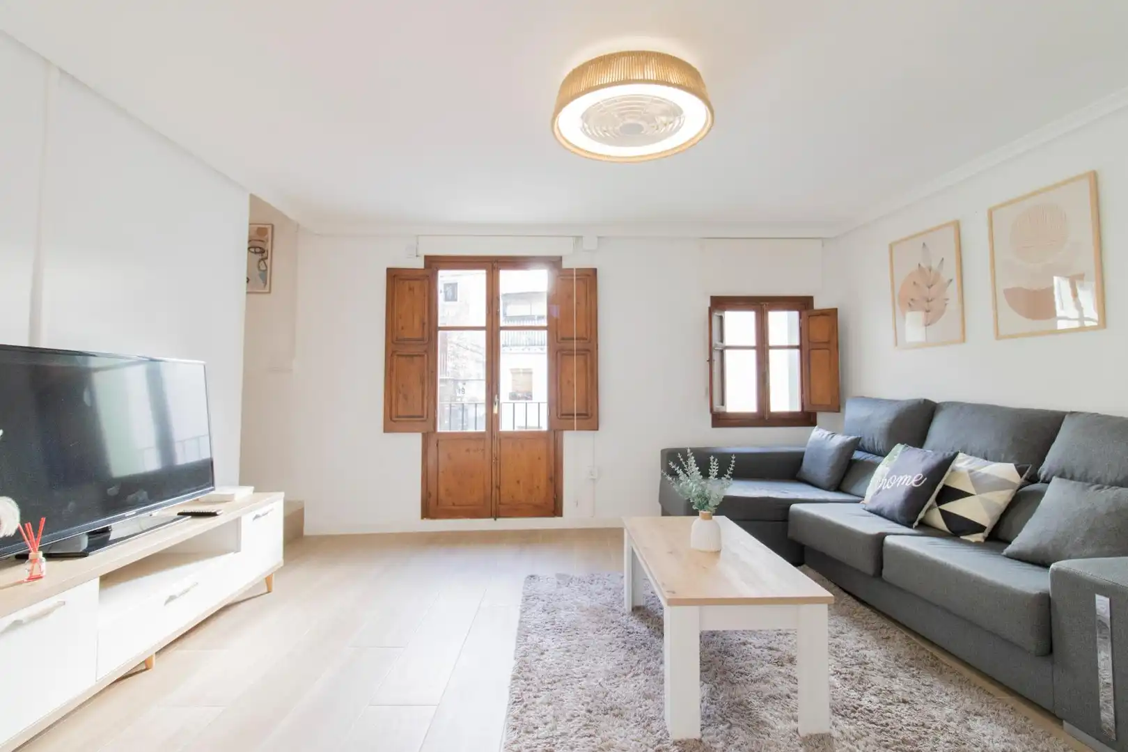Sala d'estar de Casa adosada en venda en Onda