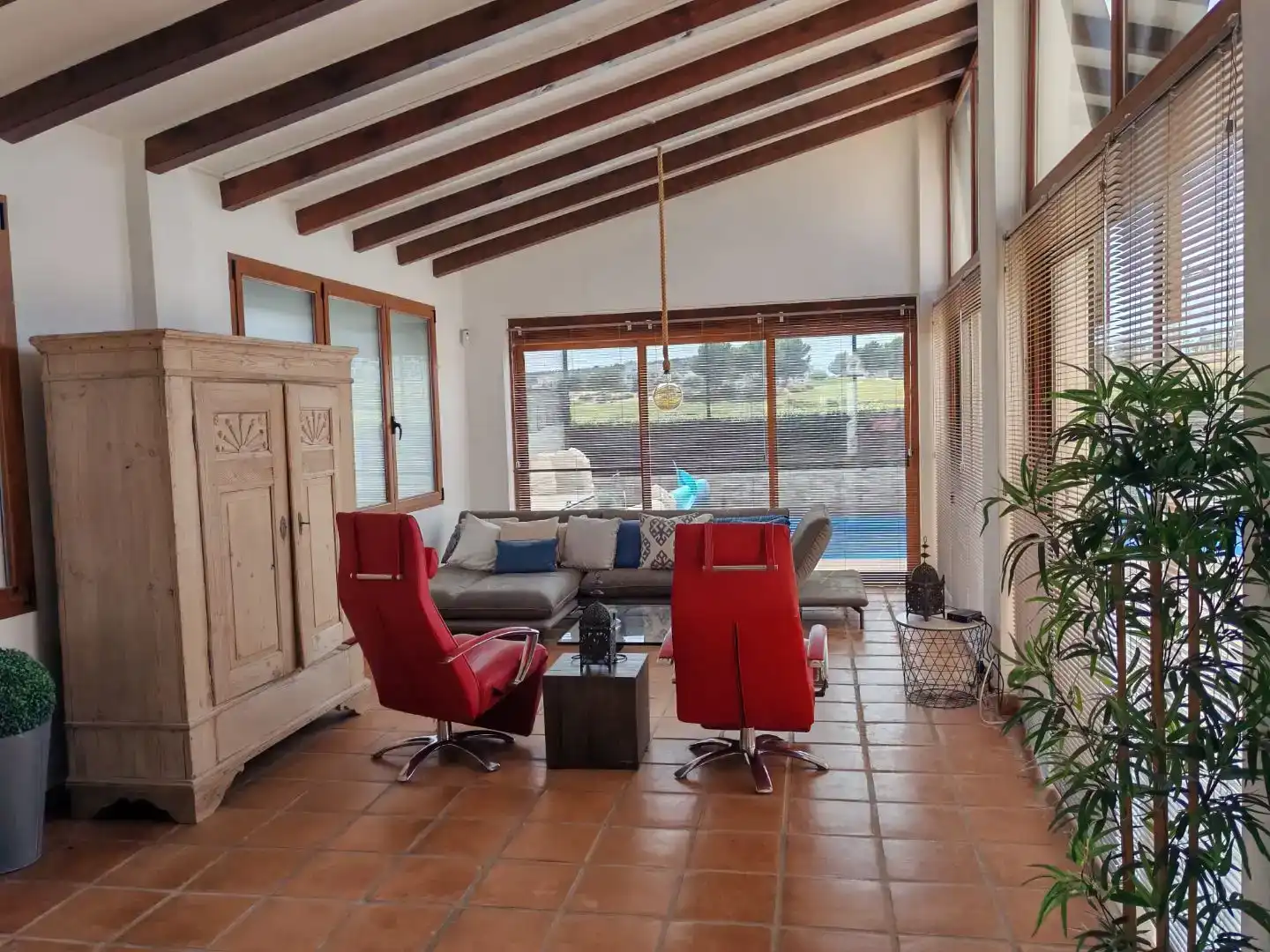 Sala d'estar de Pis en venda en  Murcia Capital amb Aire condicionat i Piscina