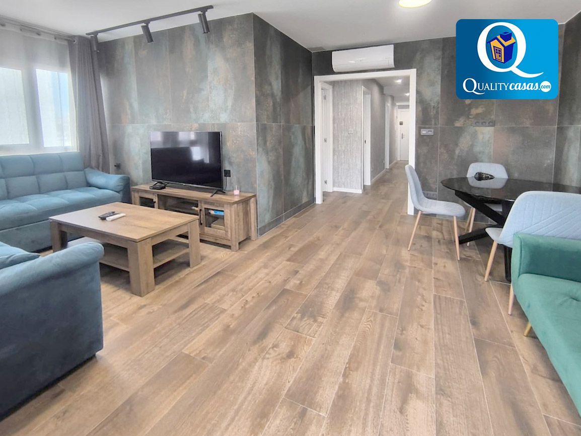 Sala de estar de Piso en venta en Alicante / Alacant con Aire acondicionado, Calefacción y Balcón