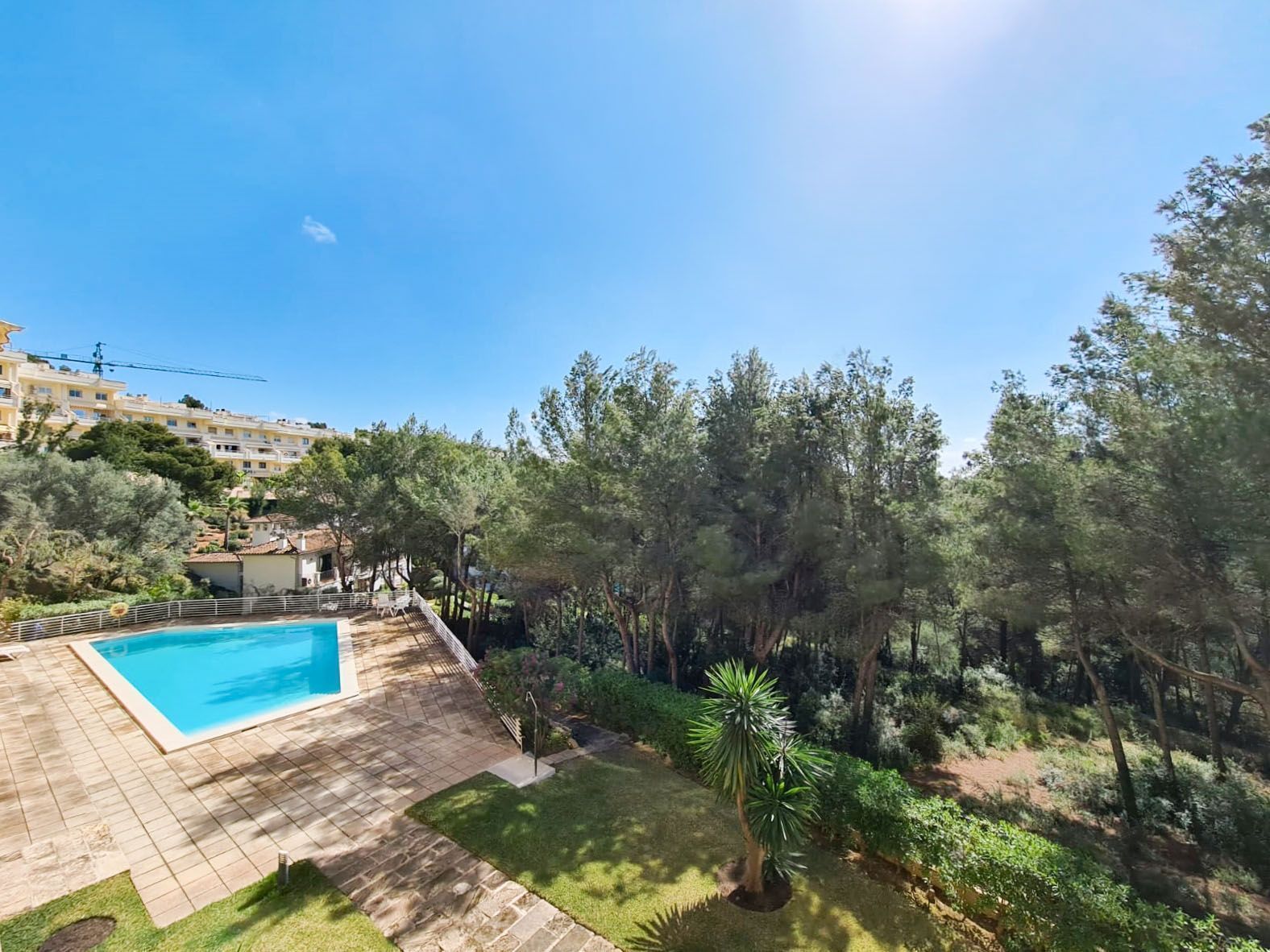 Jardí de Apartament de lloguer en Calvià amb Calefacció, Terrassa i Moblat