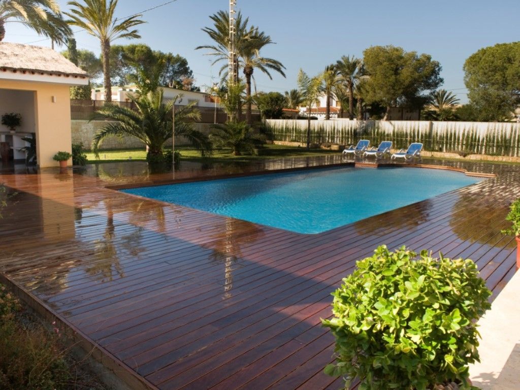 Piscina de Casa o xalet en venda en Orihuela amb Aire condicionat, Jardí privat i Terrassa