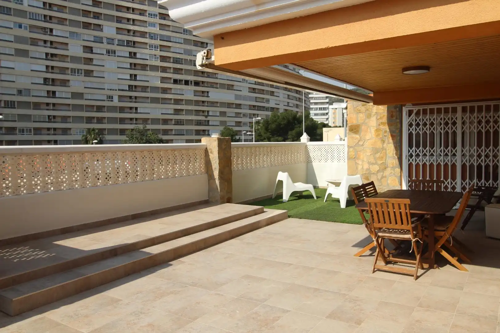 Terraza de Apartamento en venta en Cullera con Calefacción, Jardín privado y Terraza