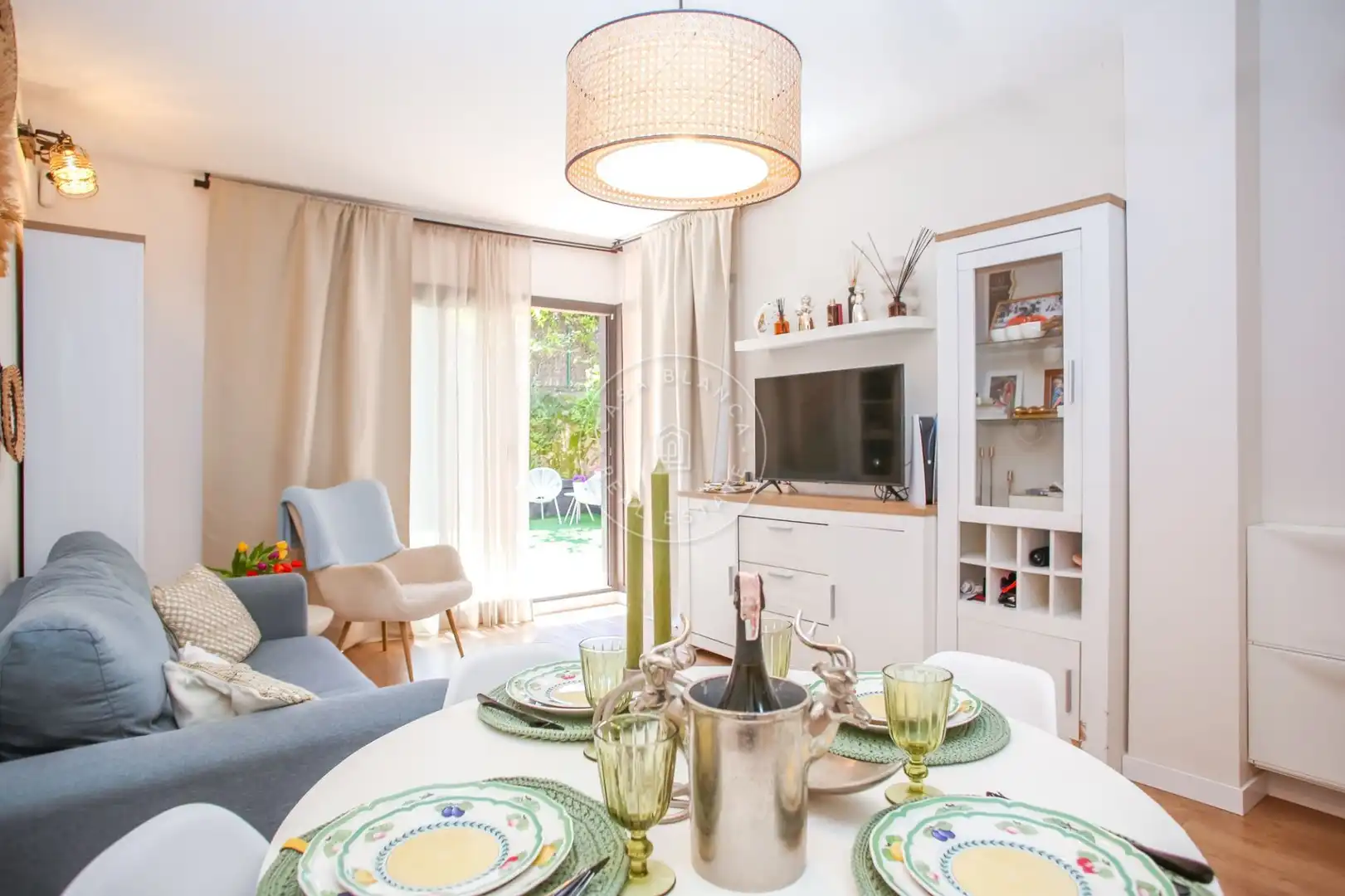 Comedor de Apartamento en venta en Lloret de Mar con Aire acondicionado, Calefacción y Jardín privado