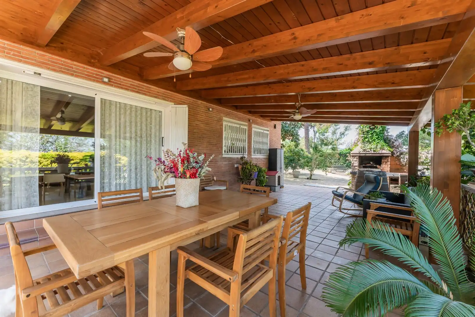 Terraza de Casa o chalet en venta en Vilanova del Vallès con Aire acondicionado, Calefacción y Jardín privado