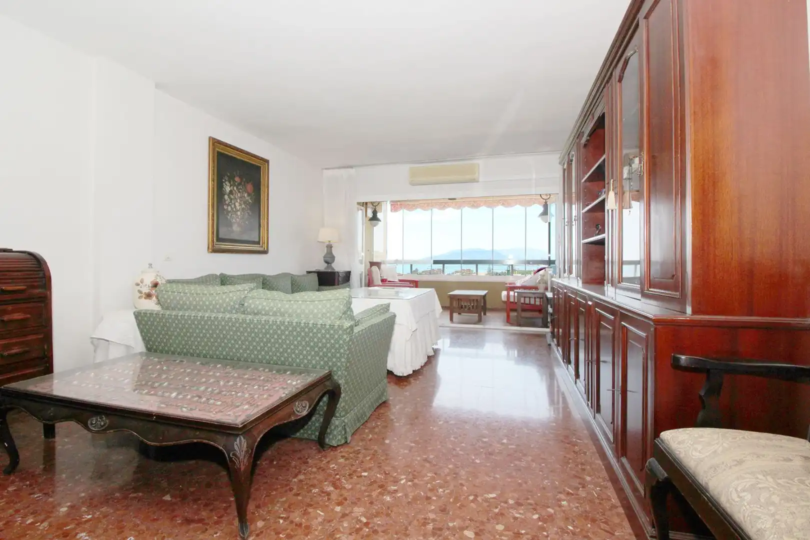 Sala d'estar de Pis en venda en Málaga amb Aire condicionat, Calefacció i Terrassa