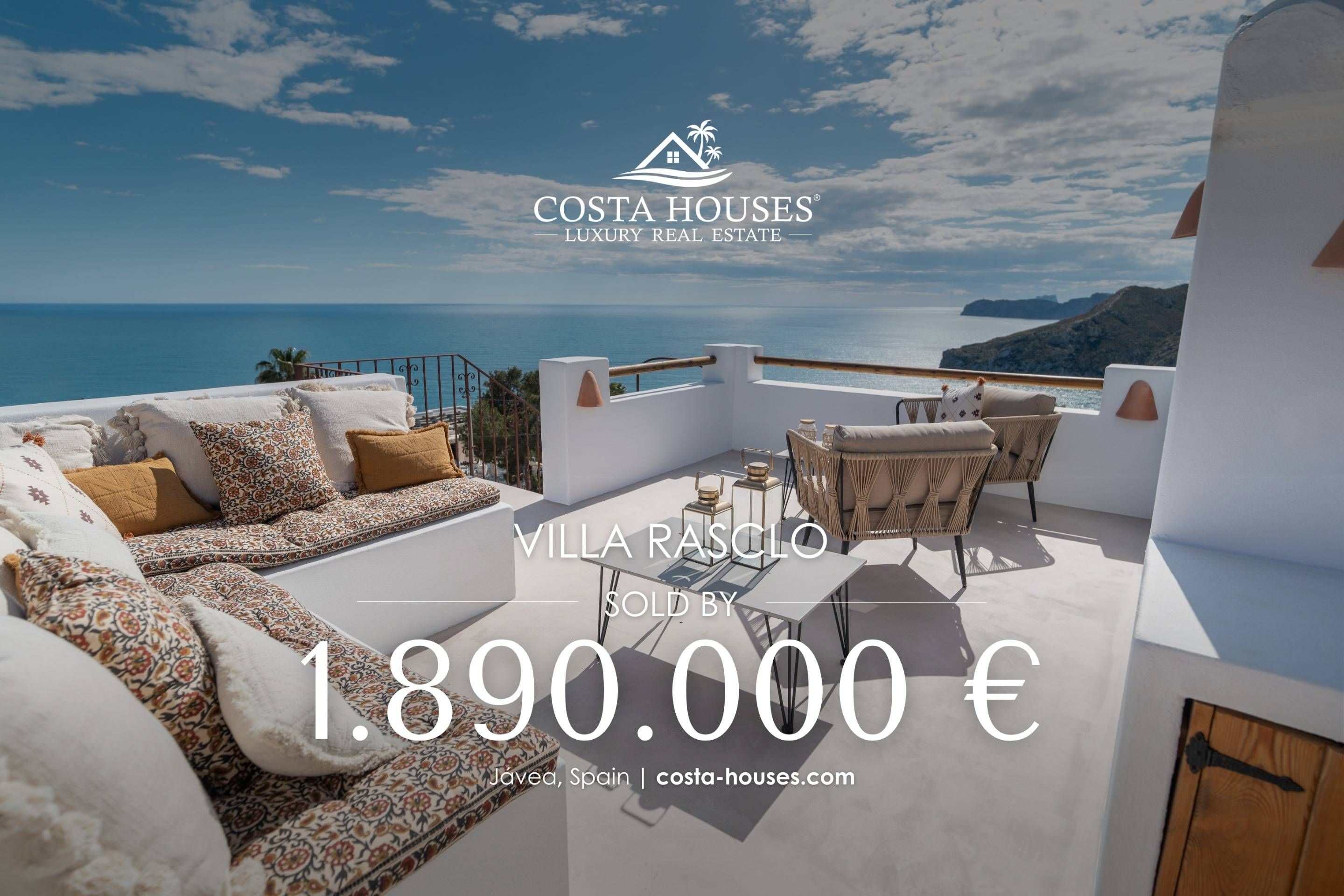 Vista exterior de Casa o xalet en venda en Jávea / Xàbia amb Aire condicionat, Calefacció i Jardí privat