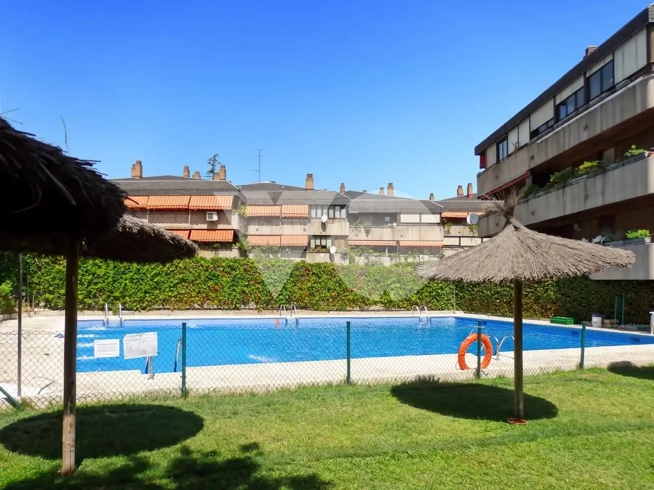 Jardín de Planta baja en venta en Madrid con Aire acondicionado, Calefacción y Parquet
