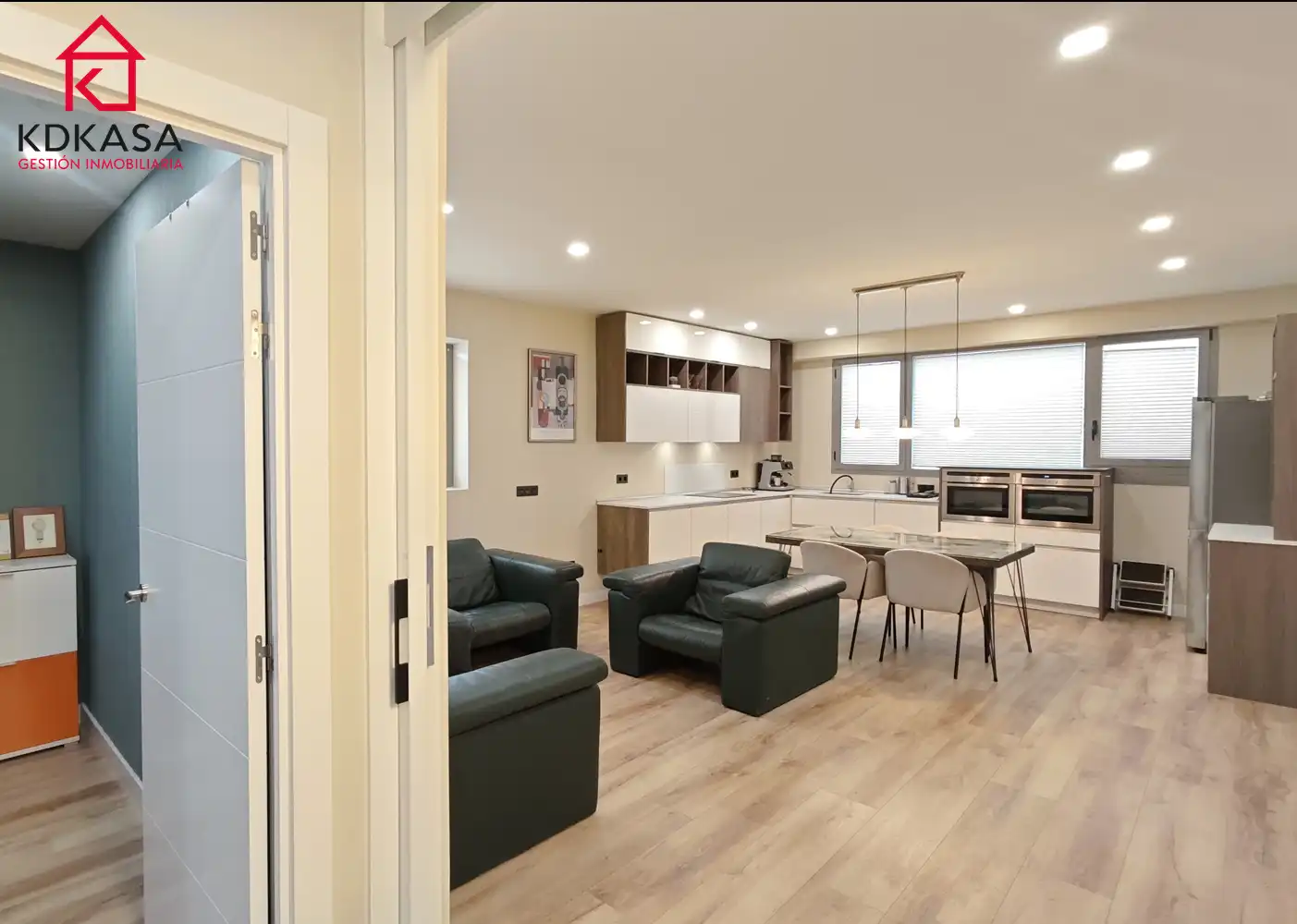 Living room of Flat for rent in Madrid  with Air Conditioner, Heating and Terrace