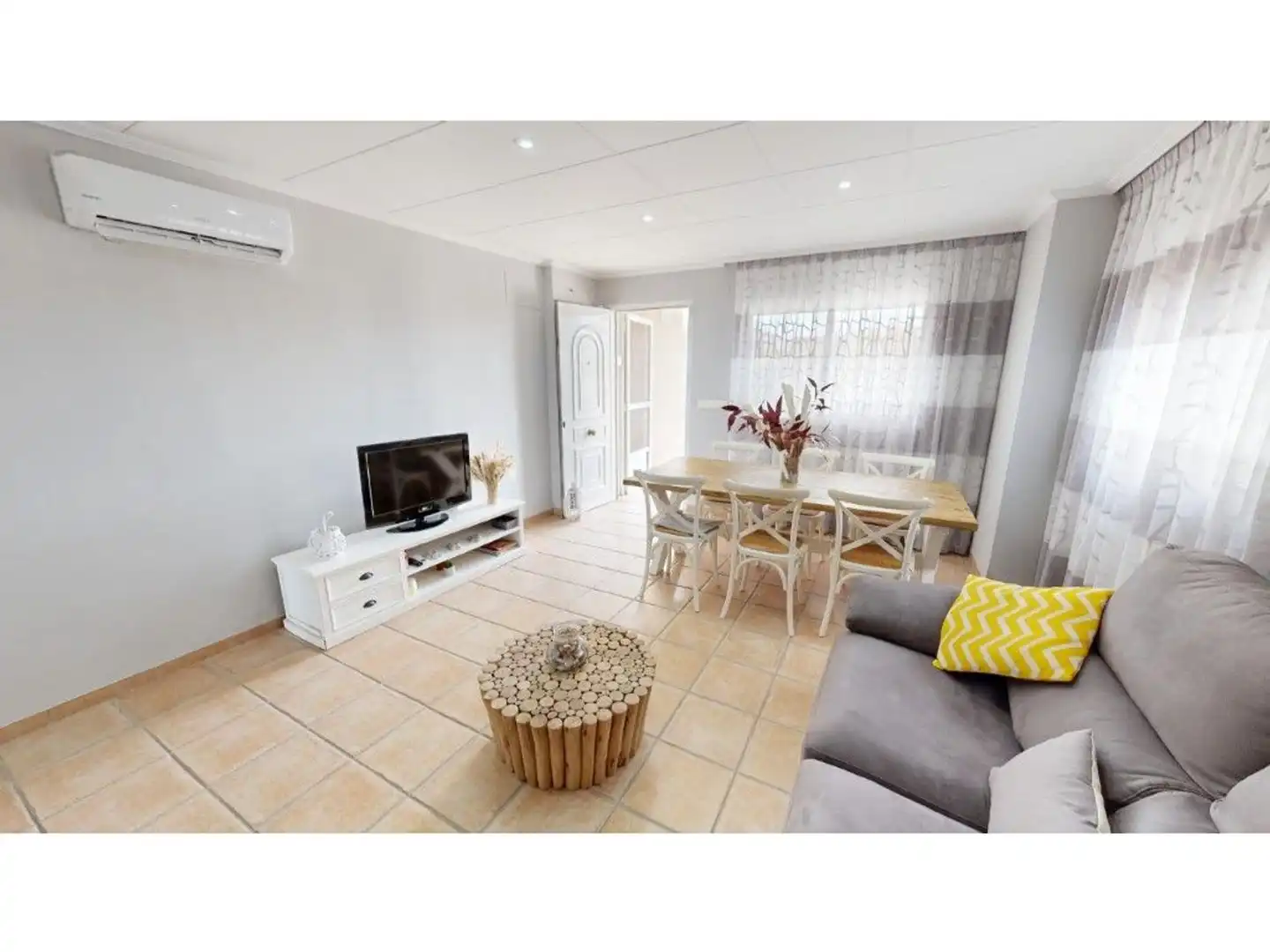 Sala de estar de Casa o chalet en venta en Cullera con Aire acondicionado, Terraza y Trastero