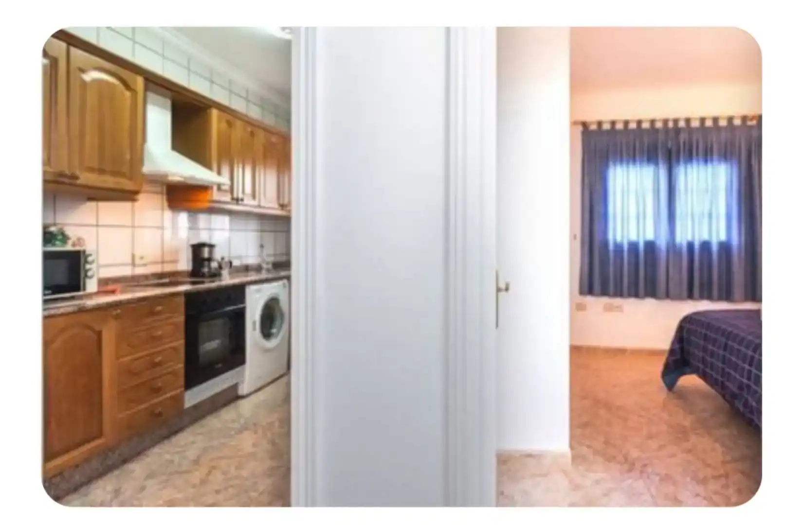 Kitchen of Flat for rent in La Oliva  with Furnished and Balcony