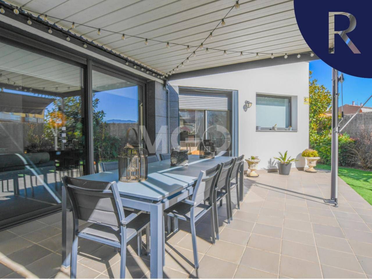 Terrassa de Casa o xalet en venda en Centelles amb Aire condicionat, Calefacció i Jardí privat