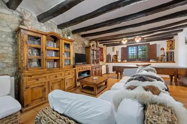 Sala de estar de Finca rústica en venta en Querol con Calefacción, Jardín privado y Terraza