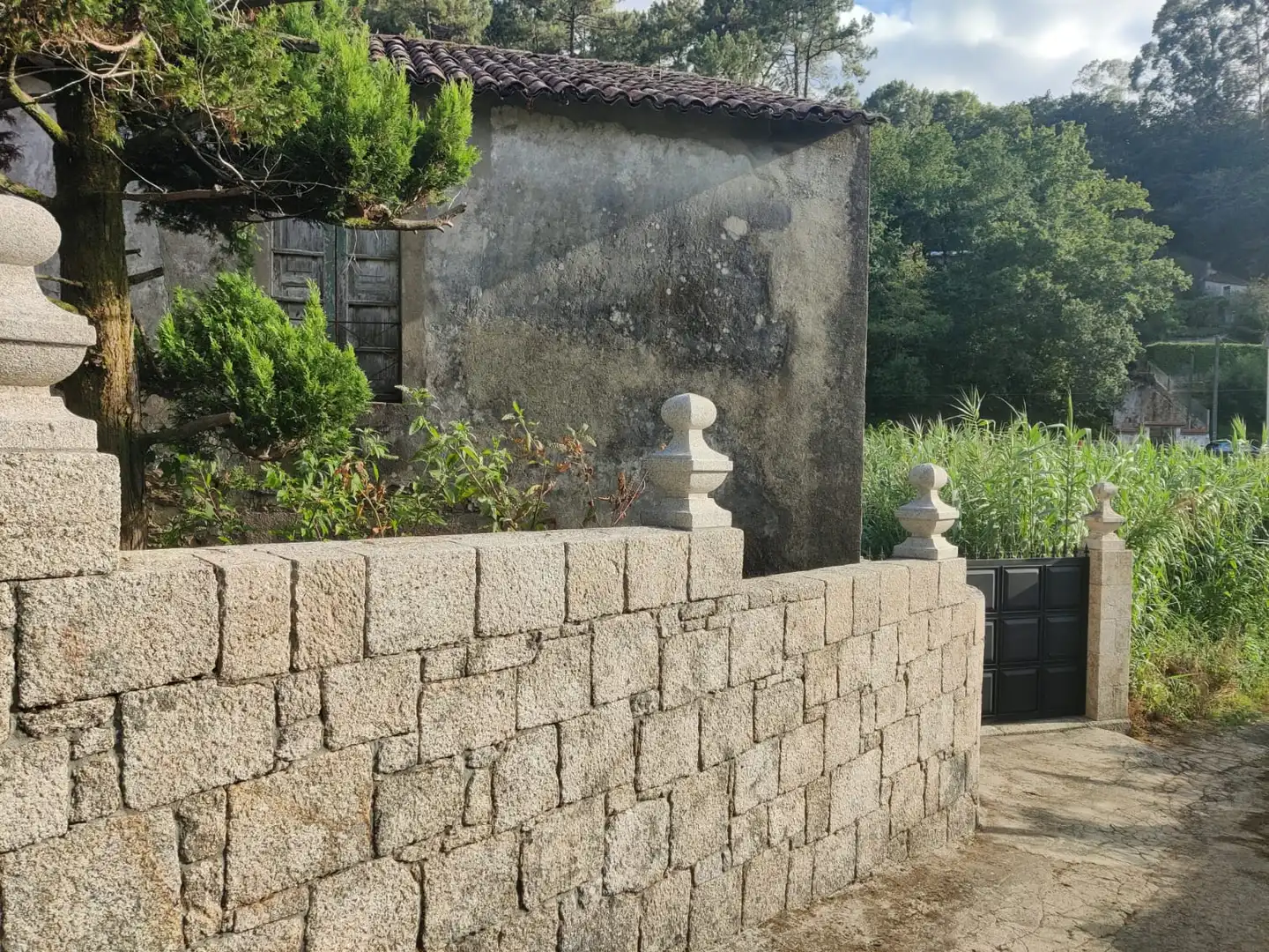 Jardí de Finca rústica en venda en Boiro amb Jardí privat