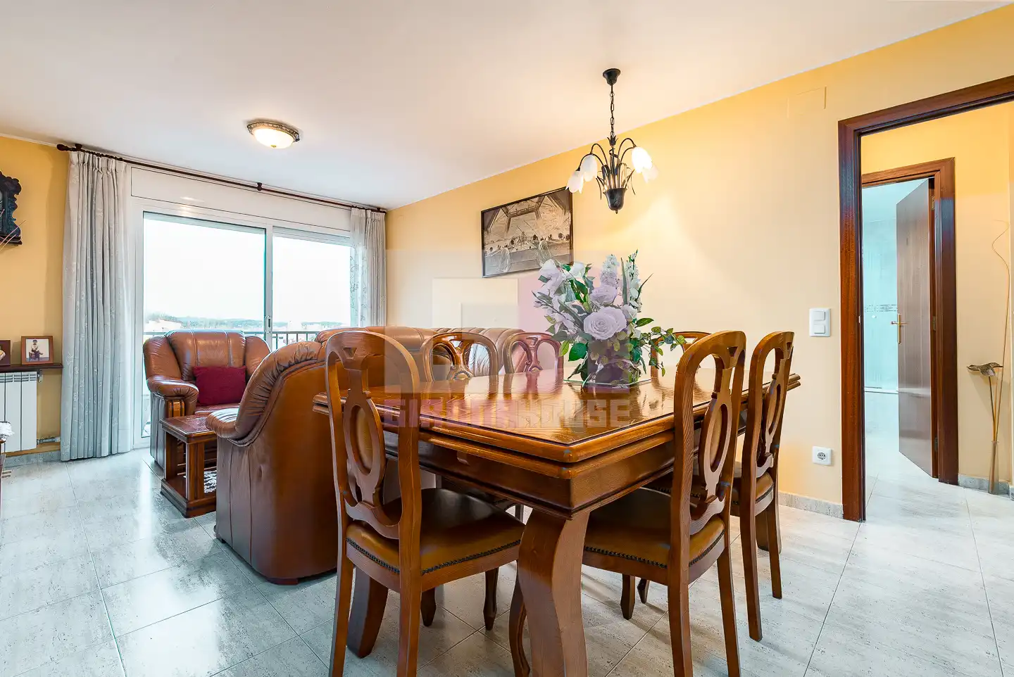Comedor de Dúplex en venta en Salt con Calefacción, Terraza y Amueblado