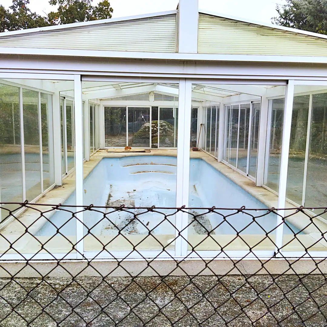 Swimming pool of Houses for sale in El Escorial  with Heating, Private garden and Parquet flooring