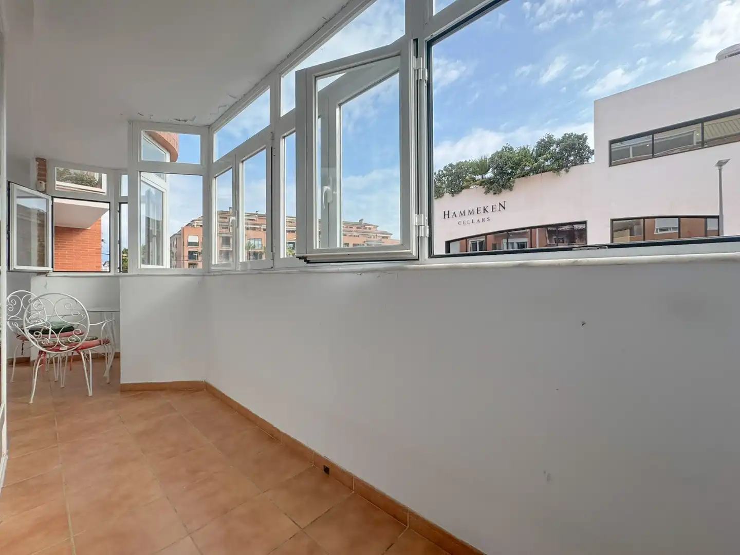 Balcony of Flat for sale in Centro Urbano