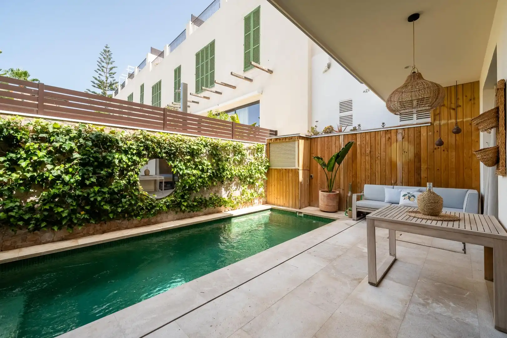 Schwimmbecken von Erdgeschoss zum Verkauf in  Palma de Mallorca mit Klimaanlage, Terrasse und Schwimmbad