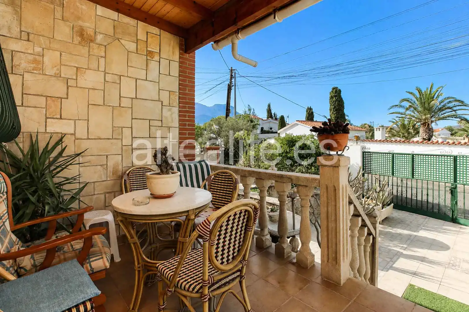Terrassa de Casa o xalet en venda en La Nucia amb Aire condicionat, Jardí privat i Terrassa