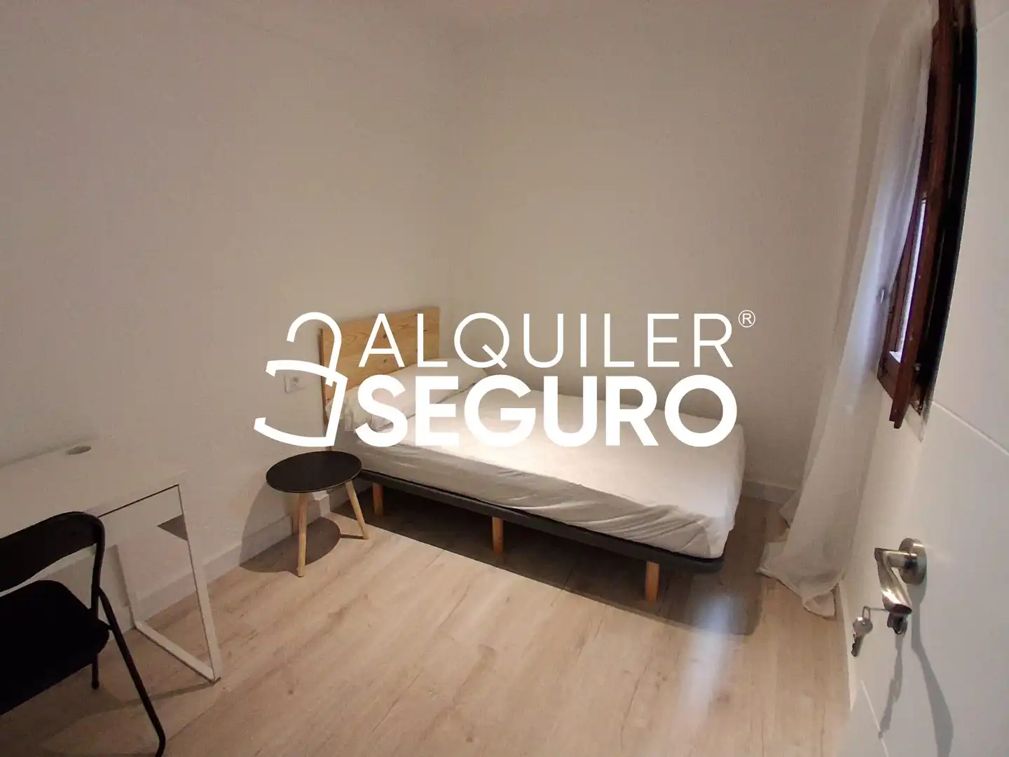 Bedroom of Flat for rent in Vila-real  with Air Conditioner, Terrace and Furnished