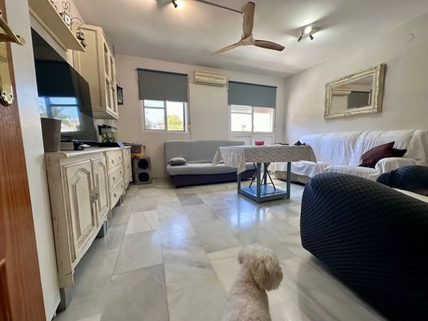 Exterior view of Flat for sale in Marbella  with Air Conditioner and Furnished