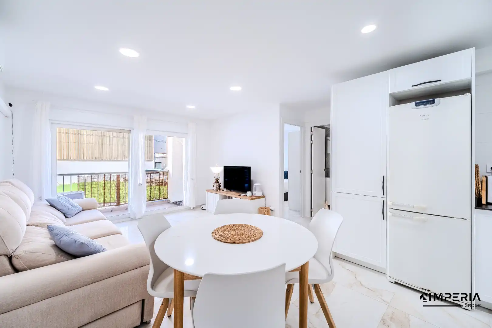 Sala de estar de Piso en venta en Alcanar con Aire acondicionado, Calefacción y Terraza