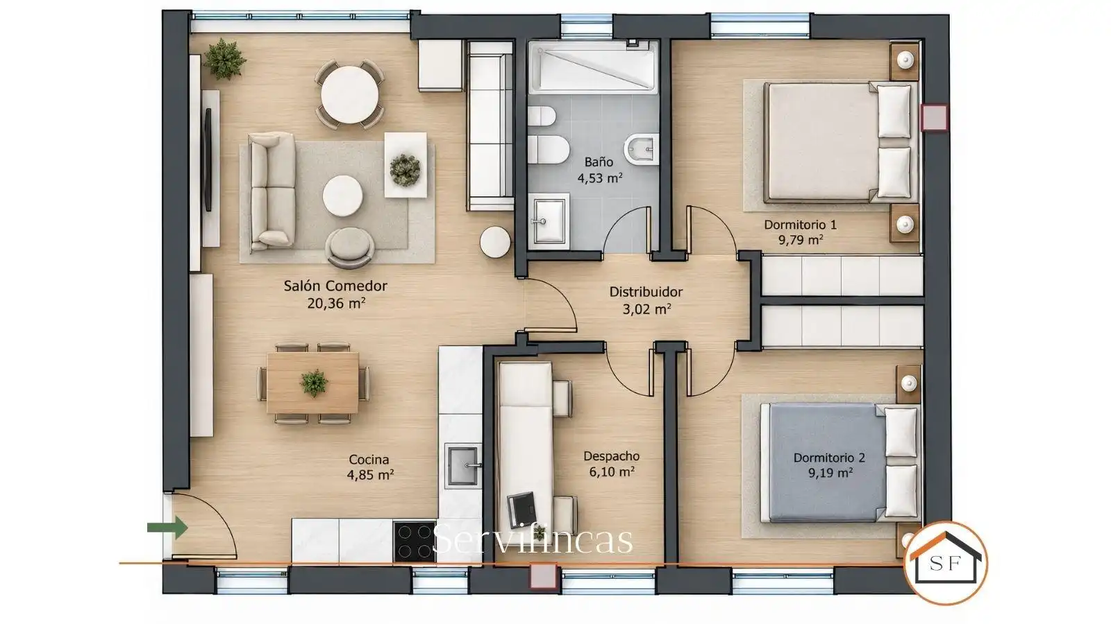 Attic for sale in Retiro