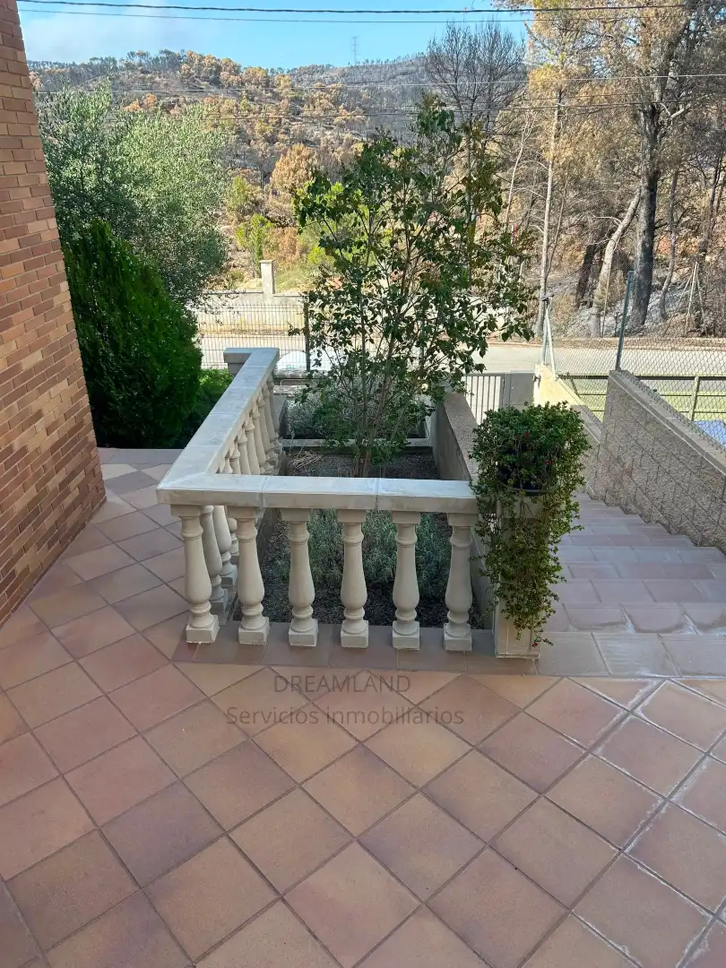 Terrassa de Casa o xalet en venda en La Pobla de Claramunt amb Aire condicionat, Calefacció i Jardí privat