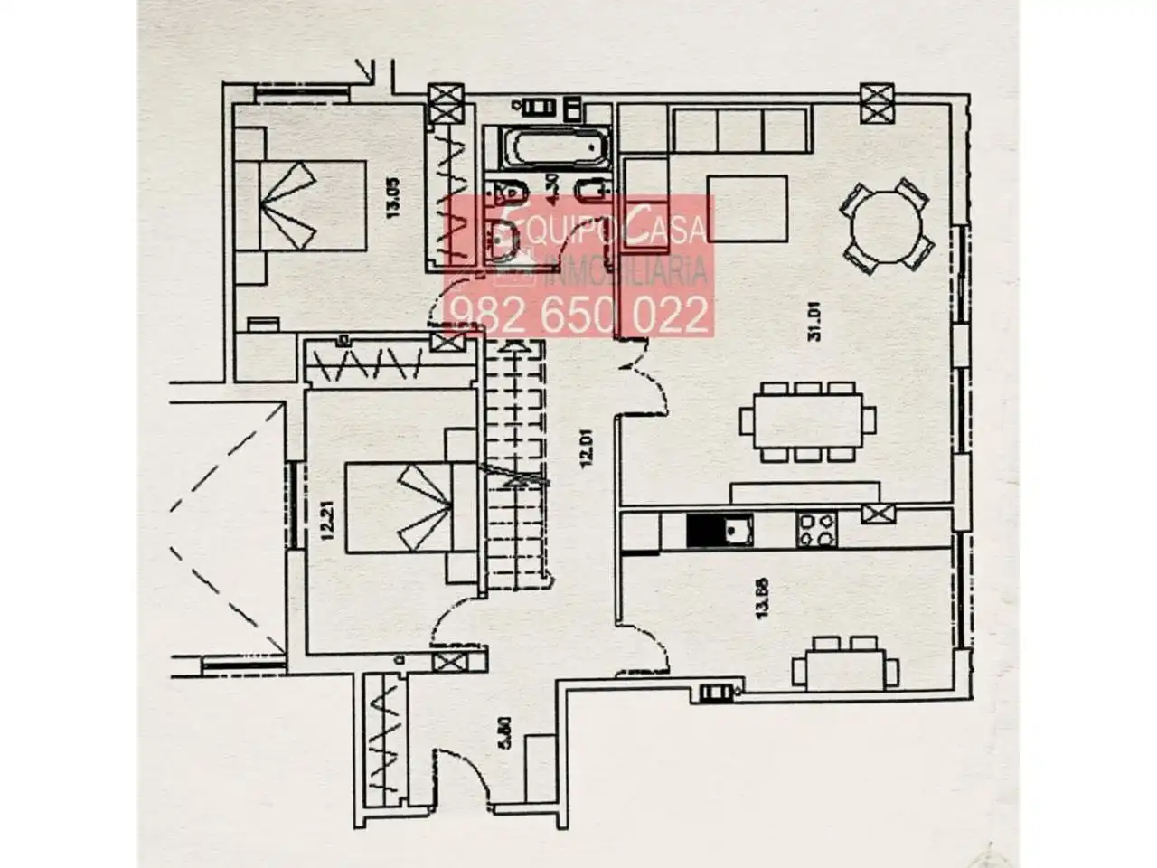 Dúplex en venta en Lugo con Aire acondicionado, Calefacción y Parquet