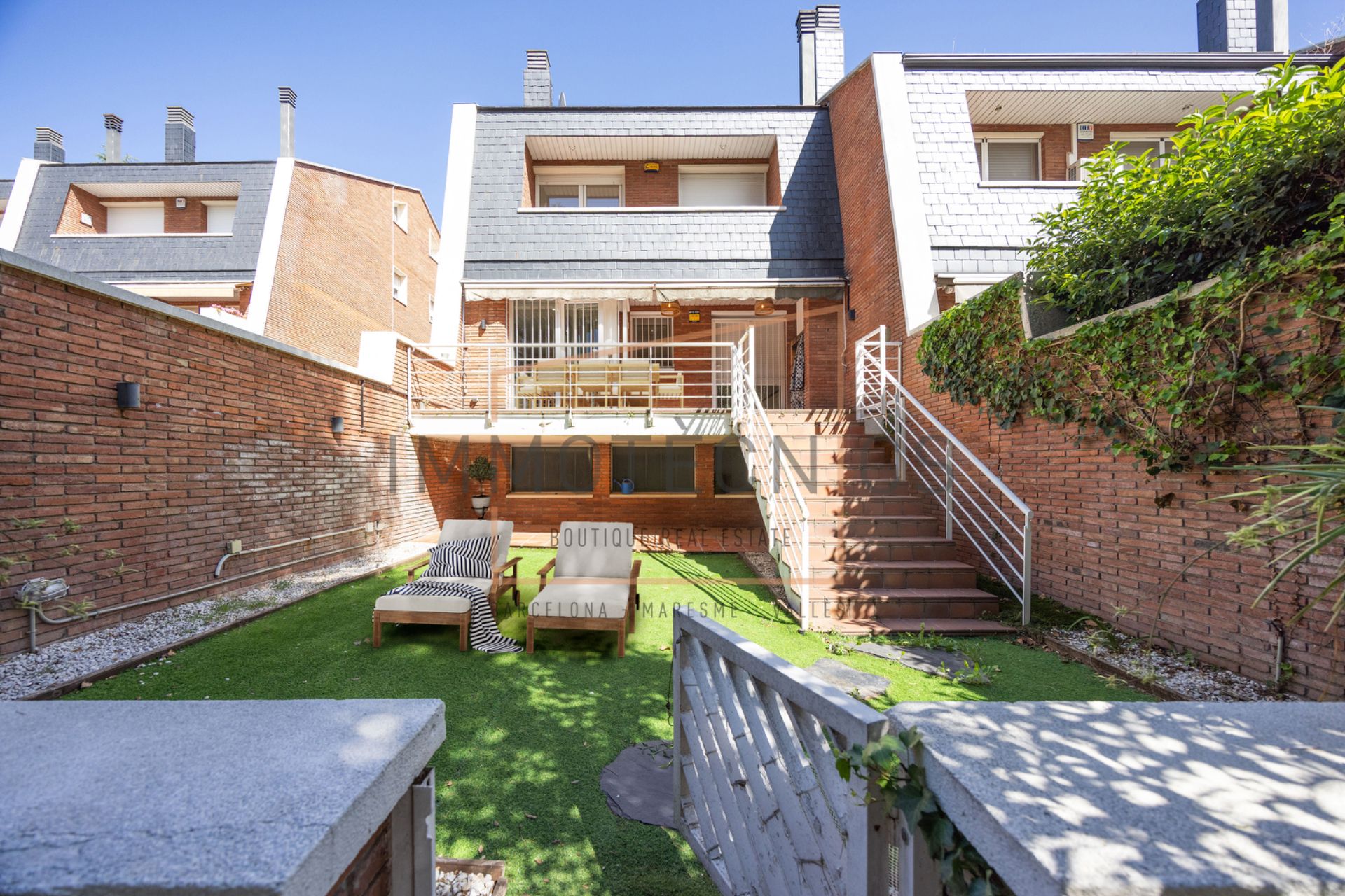 Garden of Single-family semi-detached for sale in L'Ametlla del Vallès  with Air Conditioner, Heating and Private garden