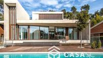 Exterior view of House or chalet for sale in Sant Cugat del Vallès  with Air Conditioner, Private garden and Parquet flooring