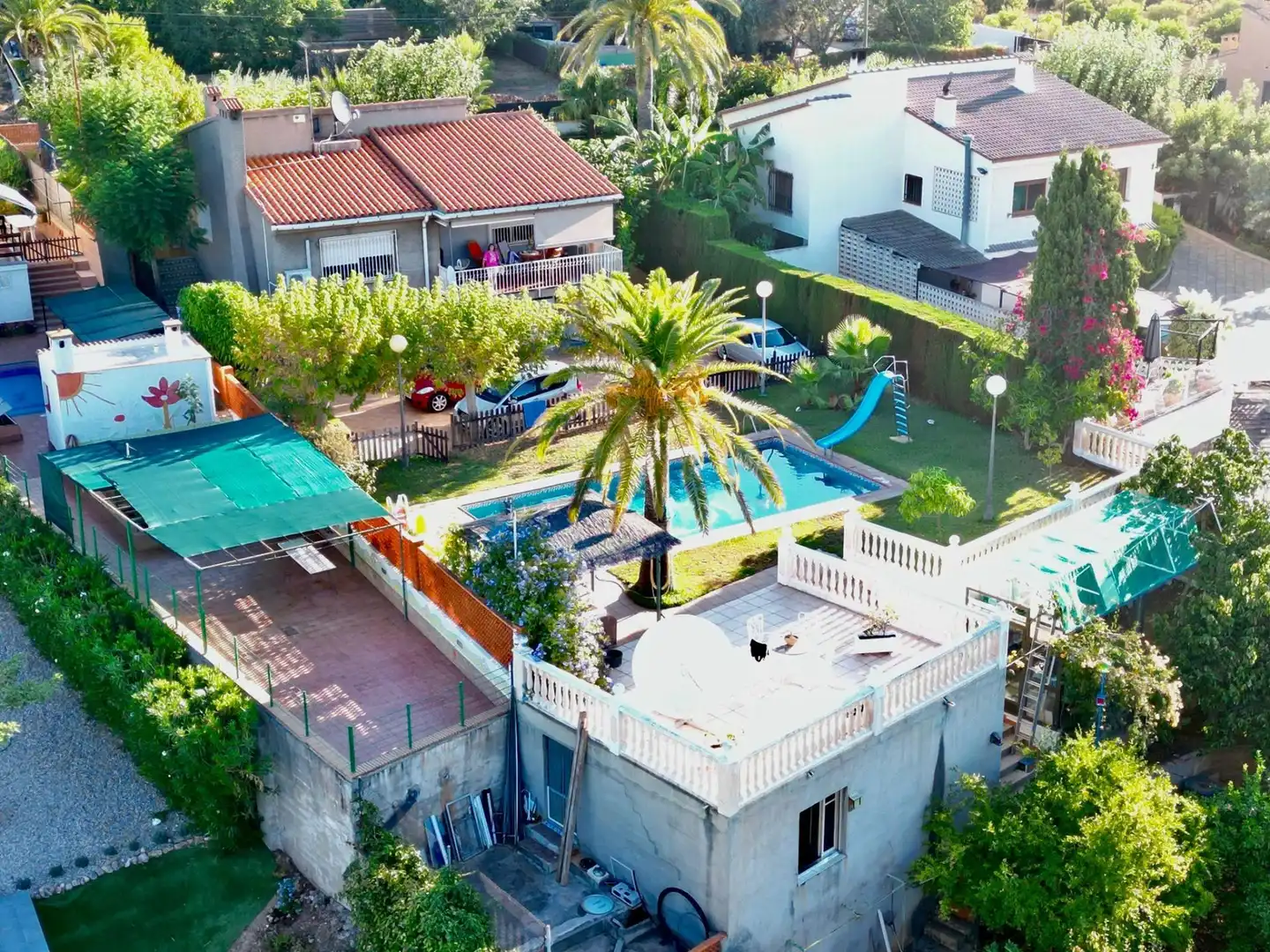 Garden of Houses for sale in Almazora / Almassora  with Air Conditioner, Private garden and Terrace