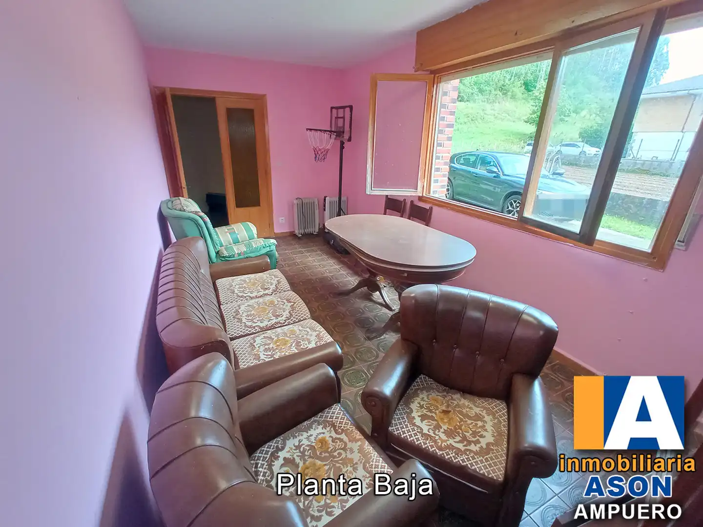 Sala de estar de Casa o chalet en venta en Ampuero con Jardín privado, Parquet y Terraza