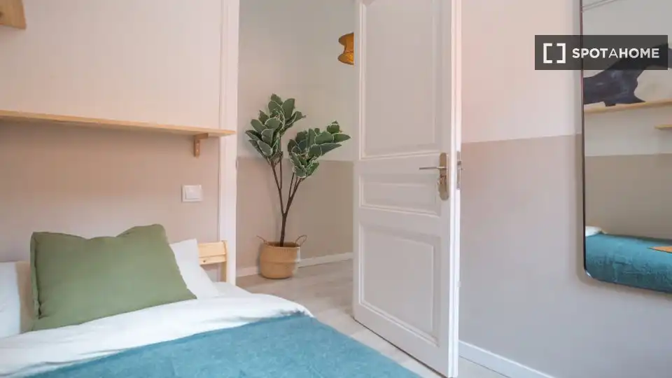 Bedroom of Flat for rent in Barcelona  with Air Conditioner, Heating and Furnished