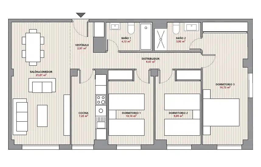 Flat for sale in Sevilla  with Air Conditioner, Heating and Storage room