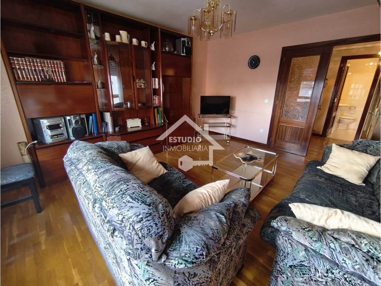 Living room of Flat for sale in Mendavia  with Heating, Storage room and Furnished