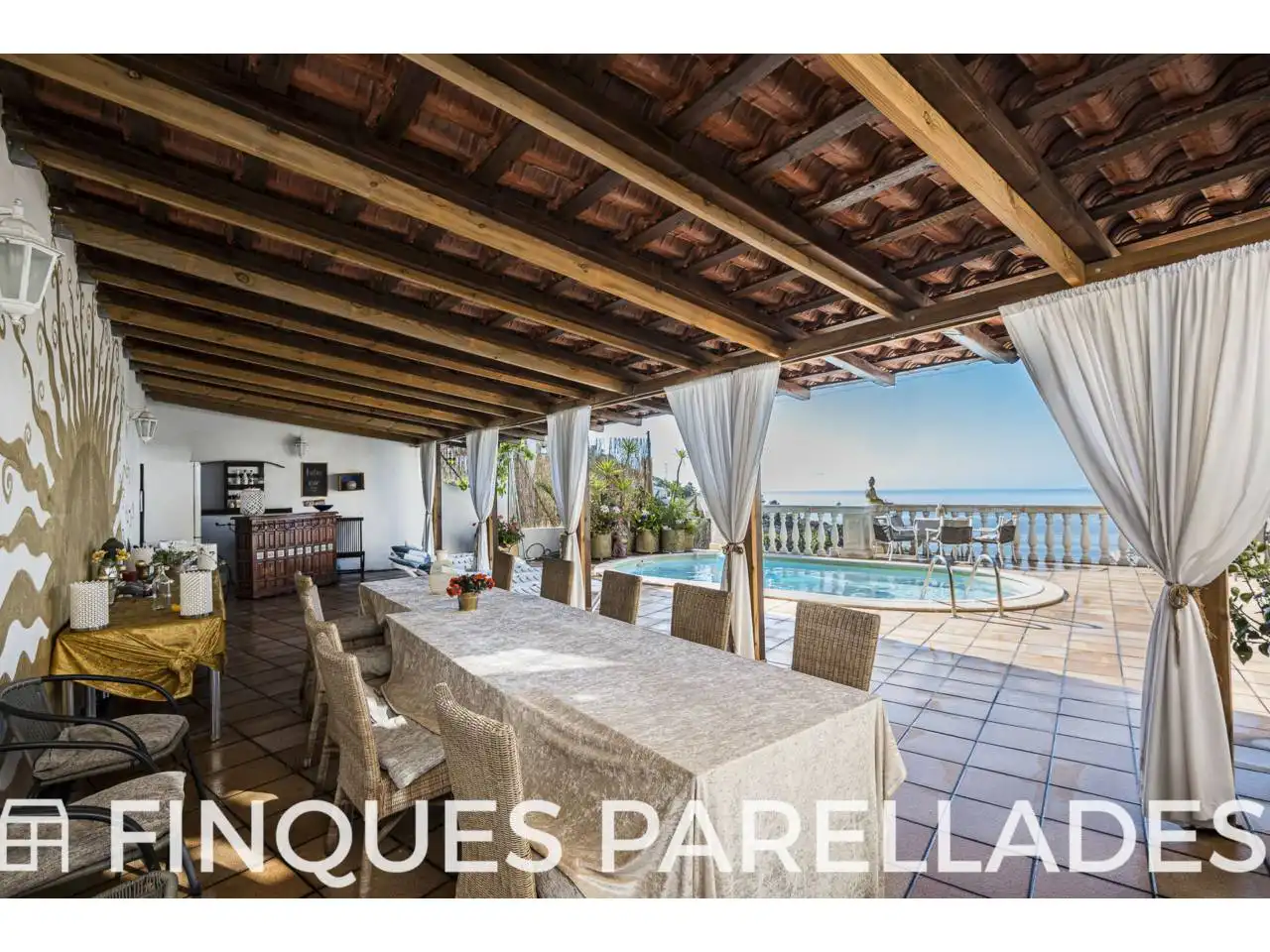 Terrace of Houses for sale in Sitges  with Terrace and Swimming Pool