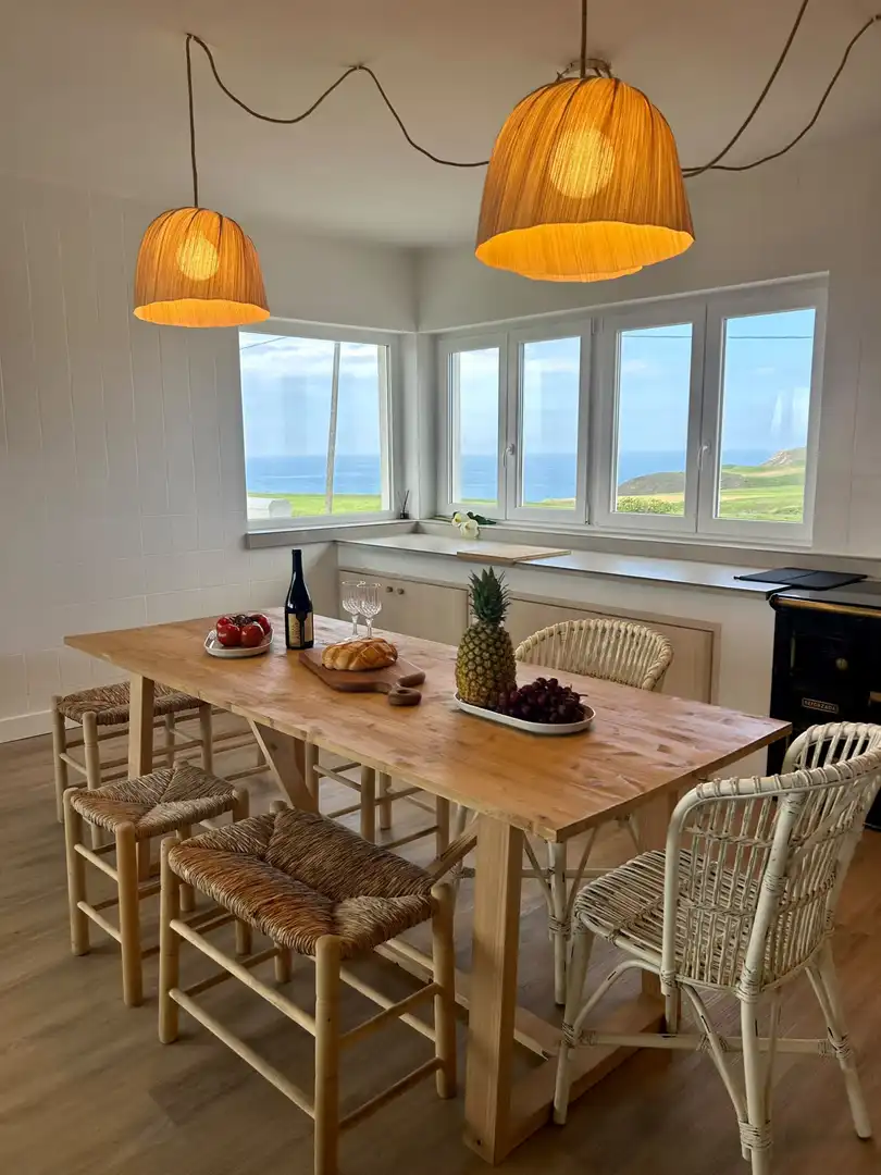 Dining room of Houses for sale in Gozón  with Heating, Private garden and Terrace
