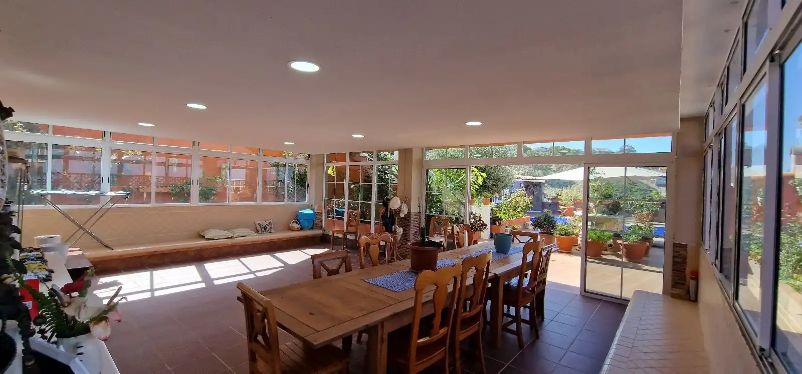 Comedor de Casa o chalet en venta en Firgas con Jardín privado, Piscina y Amueblado