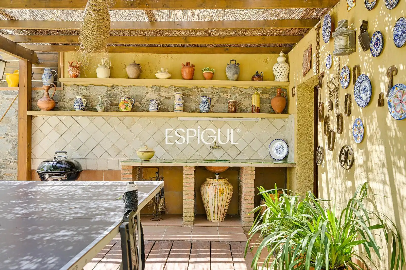 Terraza de Casa o chalet en venta en Mont-ras con Aire acondicionado, Calefacción y Parquet