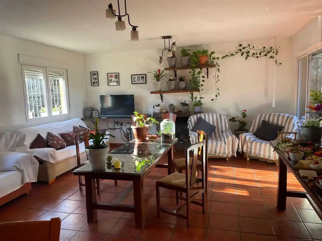 Sala de estar de Casa o chalet en venta en San Román de los Montes con Aire acondicionado y Calefacción