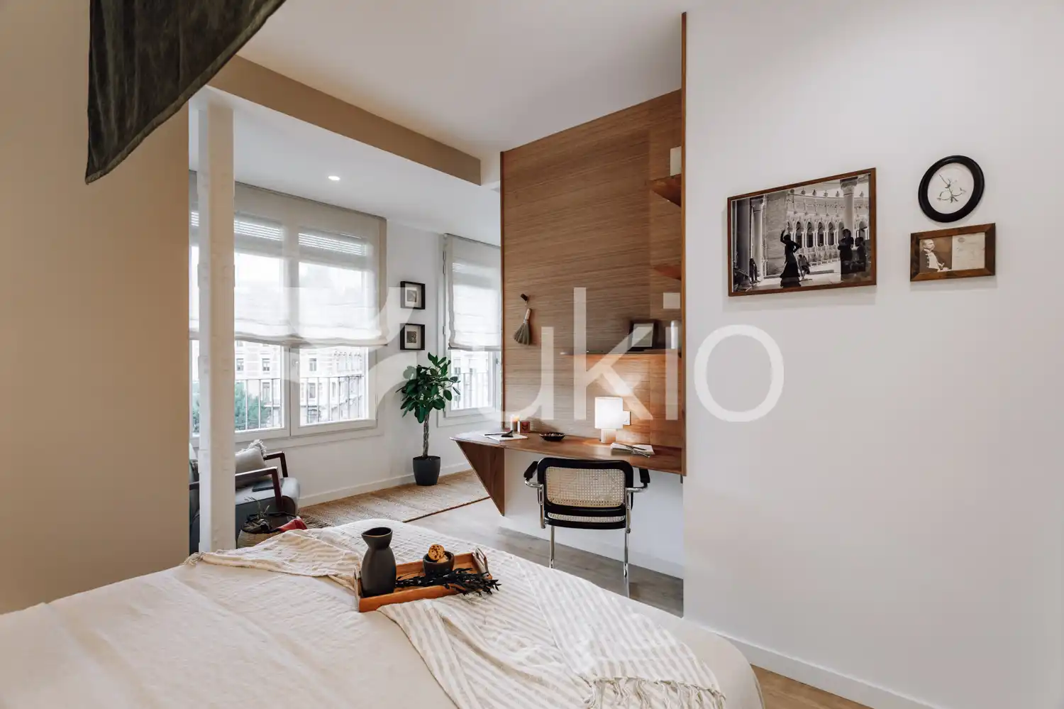 Bedroom of Apartments for rent in Barcelona  with Heating, Furnished and Oven
