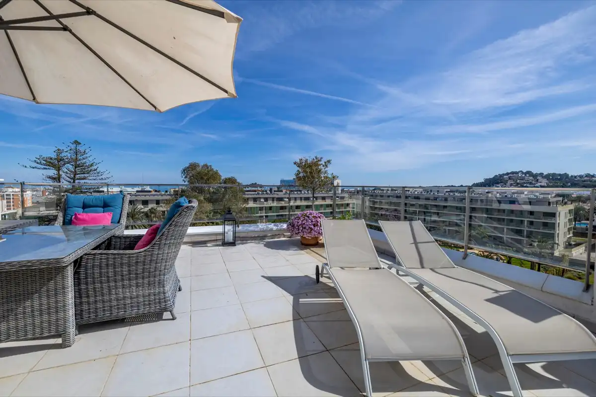 Terrasse von Dachboden zum Verkauf in Dénia mit Klimaanlage, Heizung und Terrasse