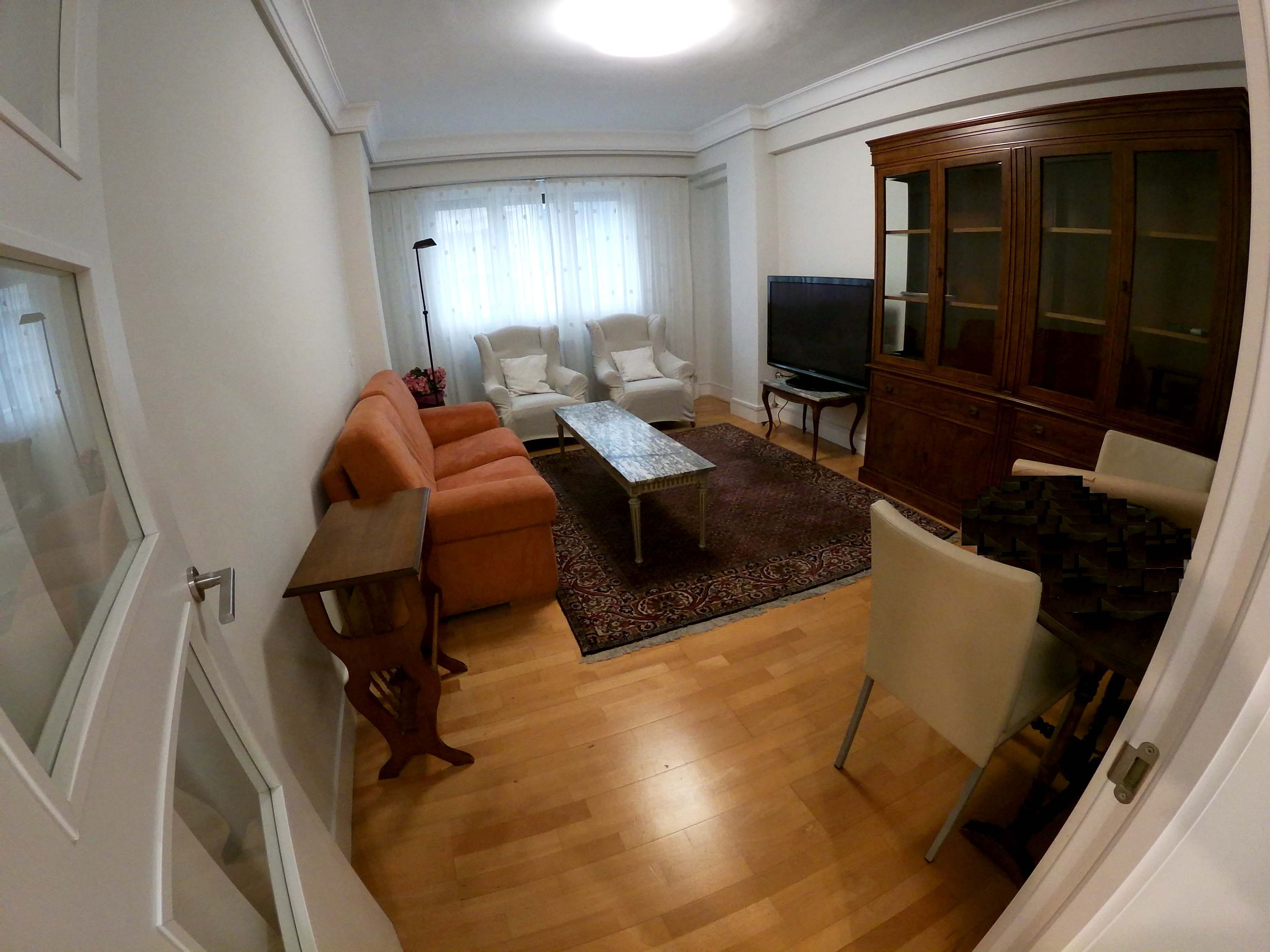 Living room of Flat to rent in Donostia - San Sebastián   with Heating, Parquet flooring and Oven
