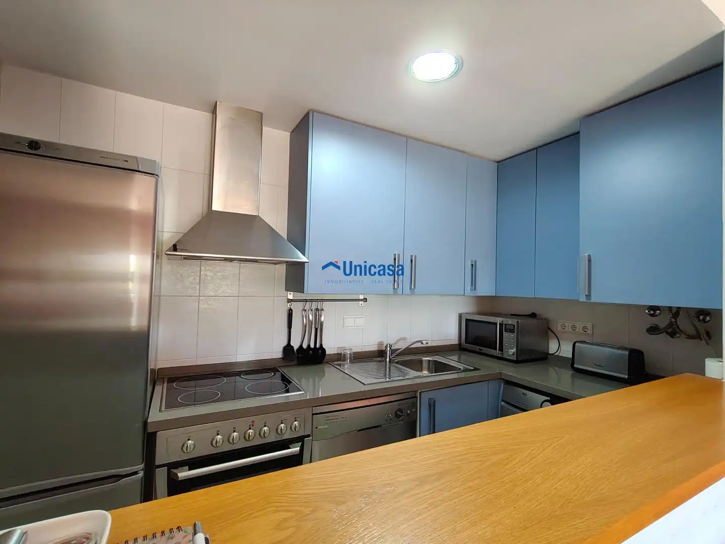 Kitchen of Flat for rent in Málaga  with Air Conditioner, Furnished and Community pool
