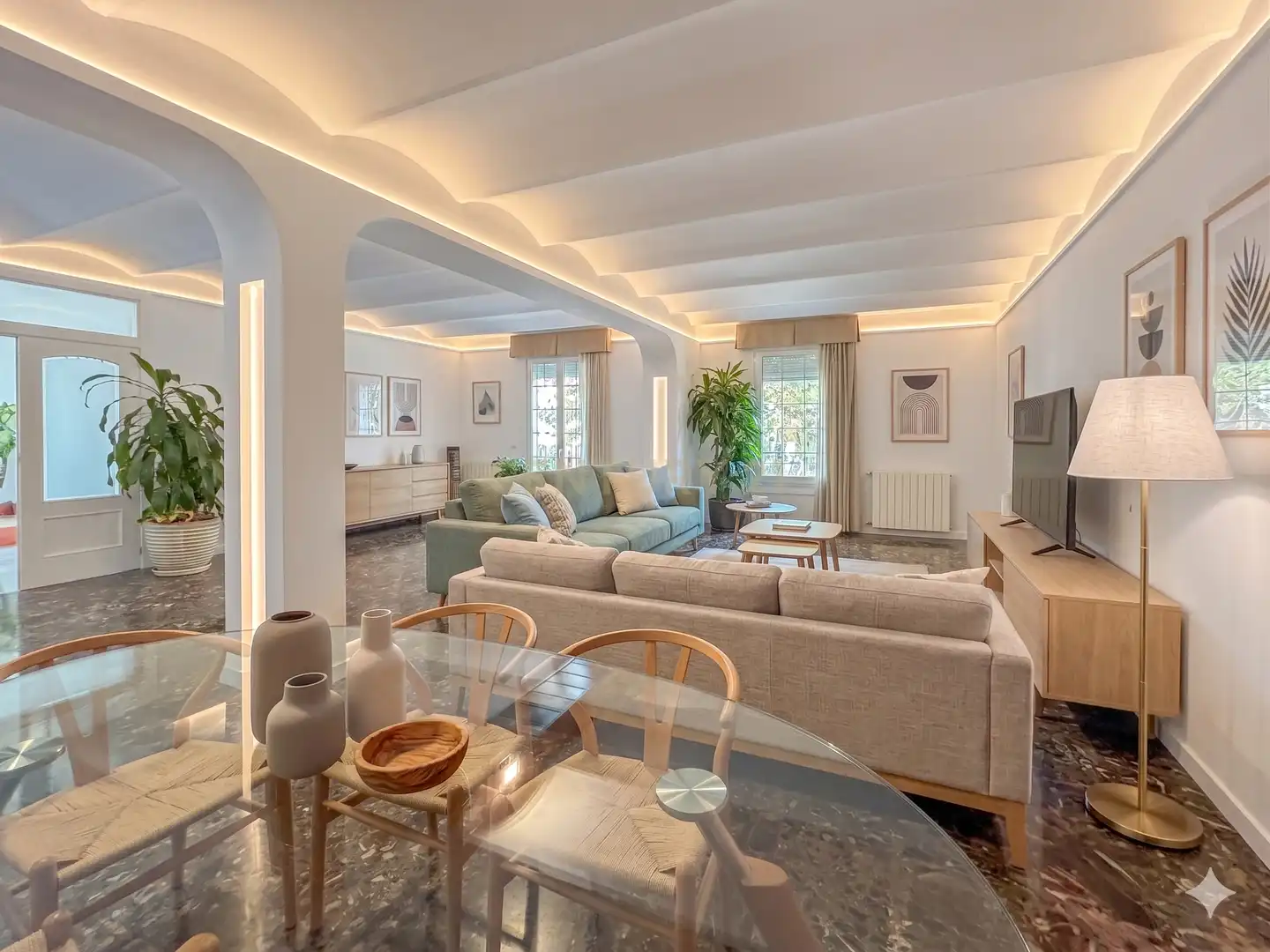 Sala d'estar de Casa adosada en venda en Premià de Mar