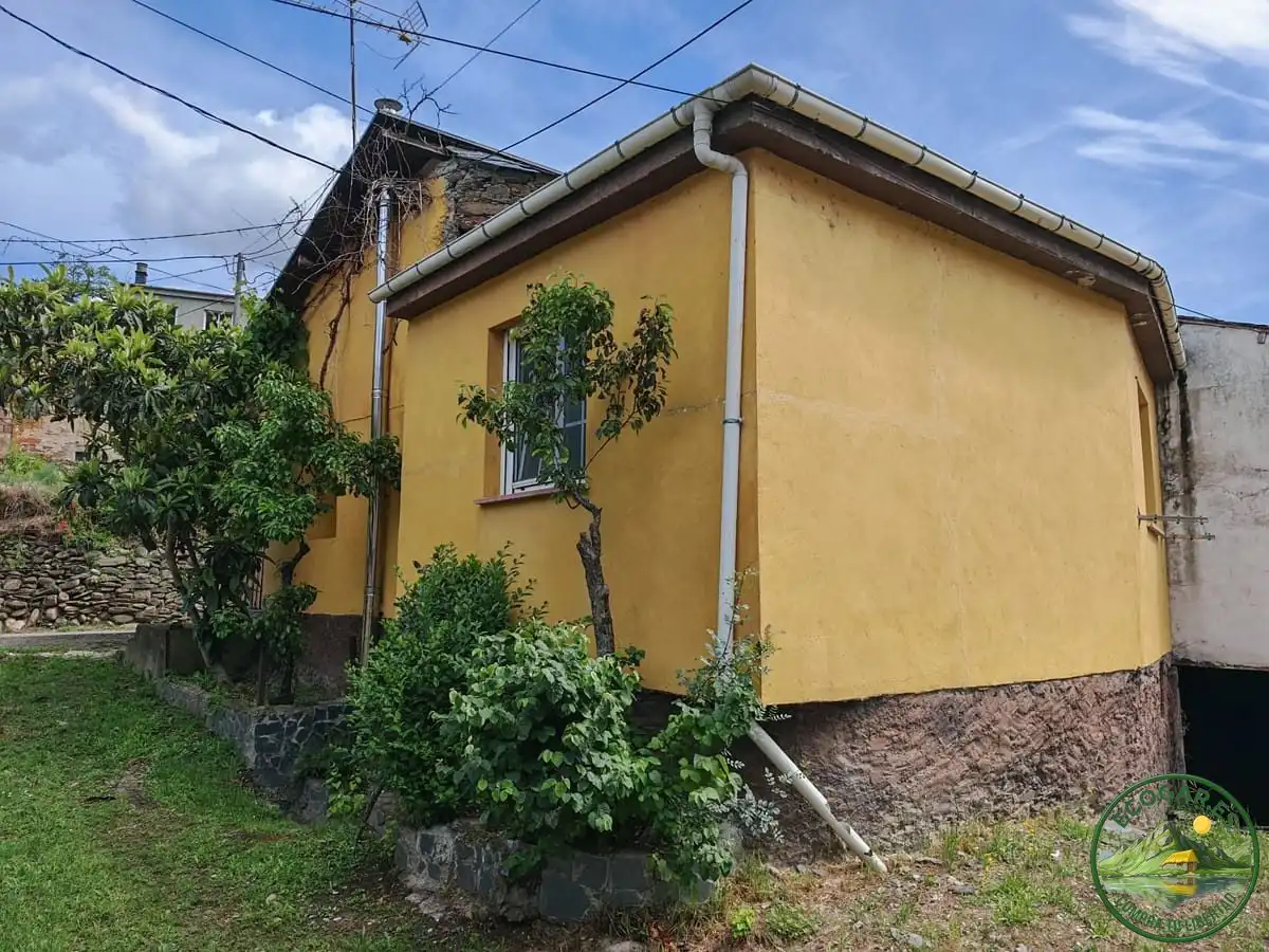 Vista exterior de Casa o chalet en venta en Puente de Domingo Flórez con Calefacción, Jardín privado y Amueblado