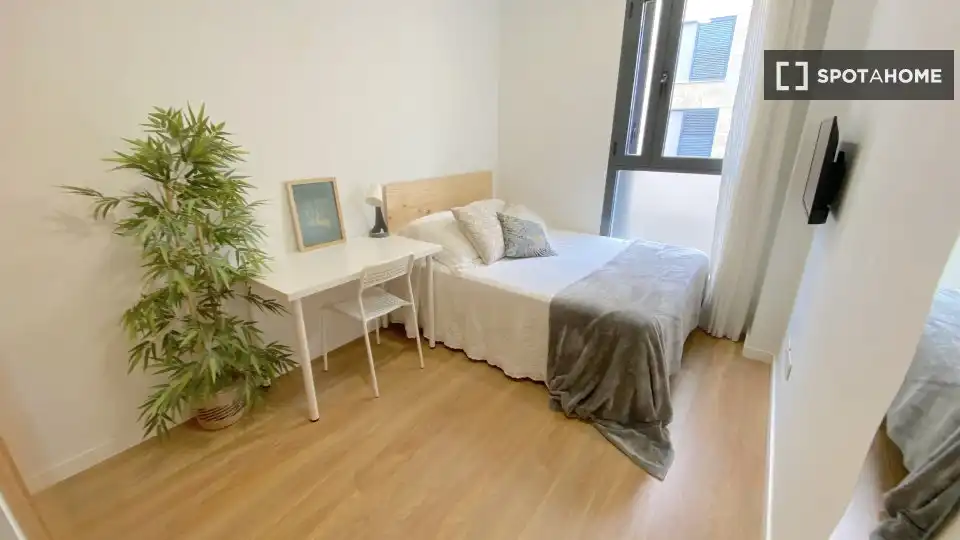 Bedroom of Flat for rent in Sevilla  with Air Conditioner, Heating and Furnished