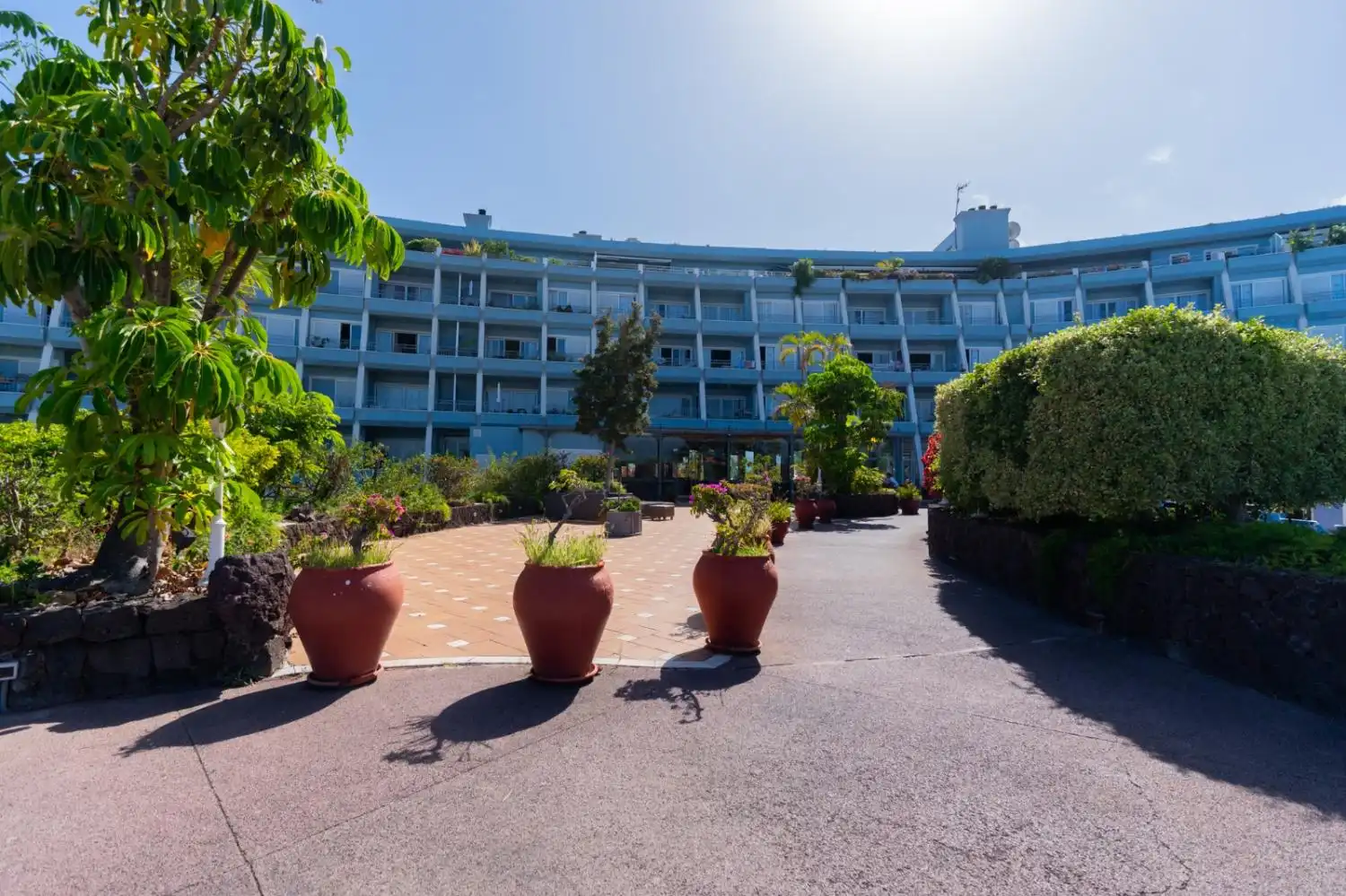 Vista exterior de Estudi de lloguer en Santa Úrsula amb Jardí privat, Terrassa i Piscina